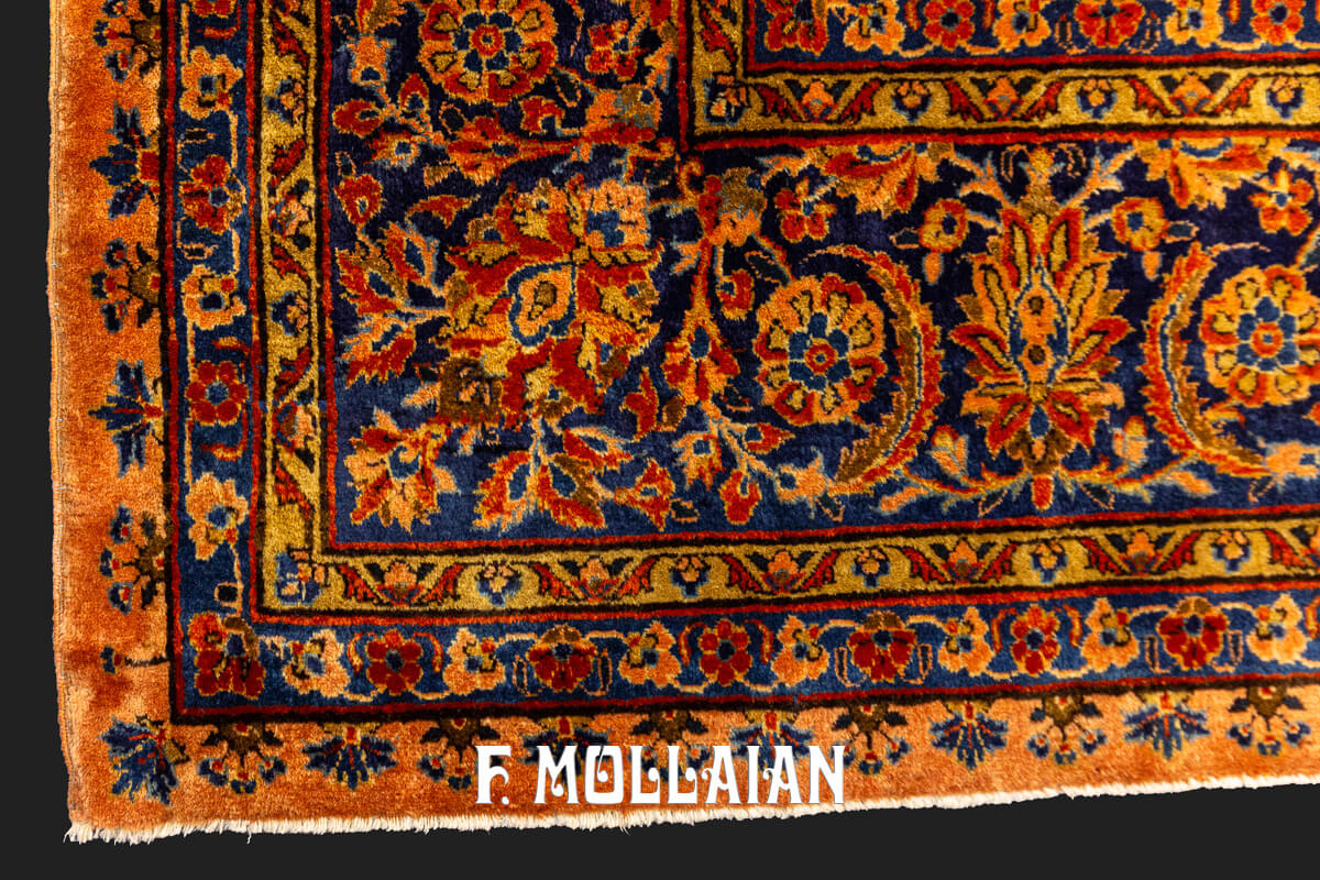 Kashan Manchester Rug Rust&Red n°:97660368